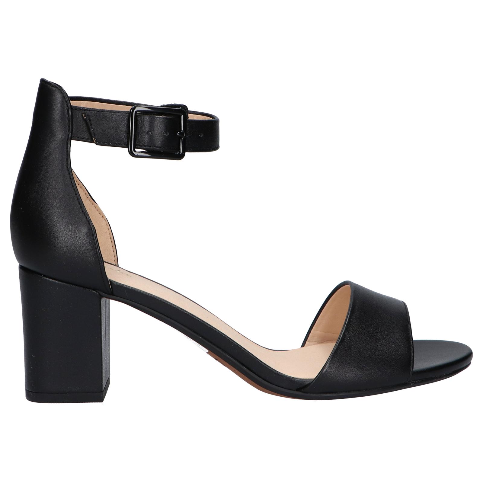 Clarks women's sandals 26140007   Deva mae black leather