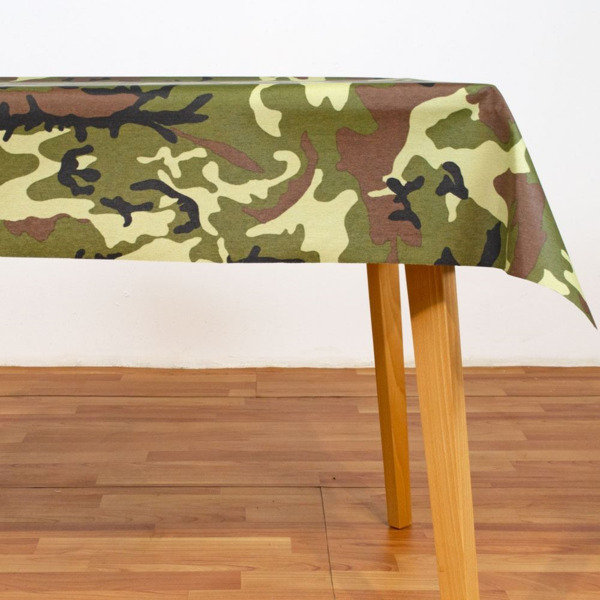 Mantel Hulehule Tex - Resinado Antimanchas Loneta Algodón Poliéster Verde Militar