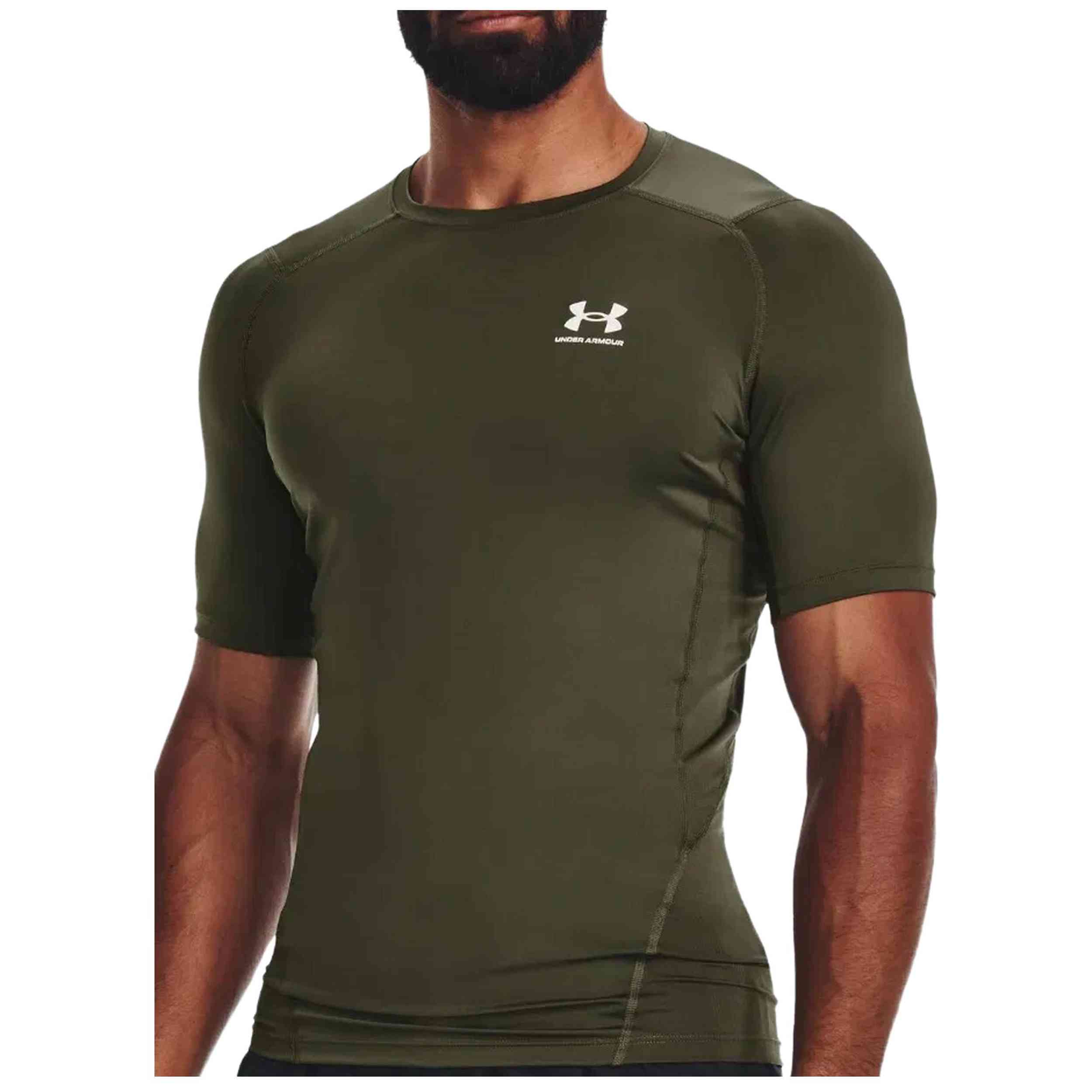 Camiseta De Manga Corta Under Armour modelo 1361518-390 para Hombre en color Verde