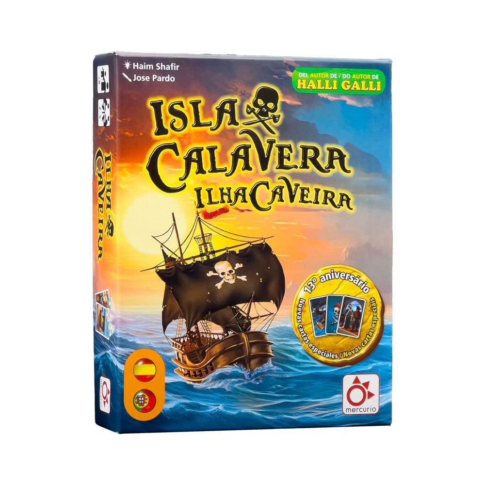MERCURIO JUEGO DE CARTAS ISLA CALAVERA JUEGO DE CARTAS 12x9x3 Cms.