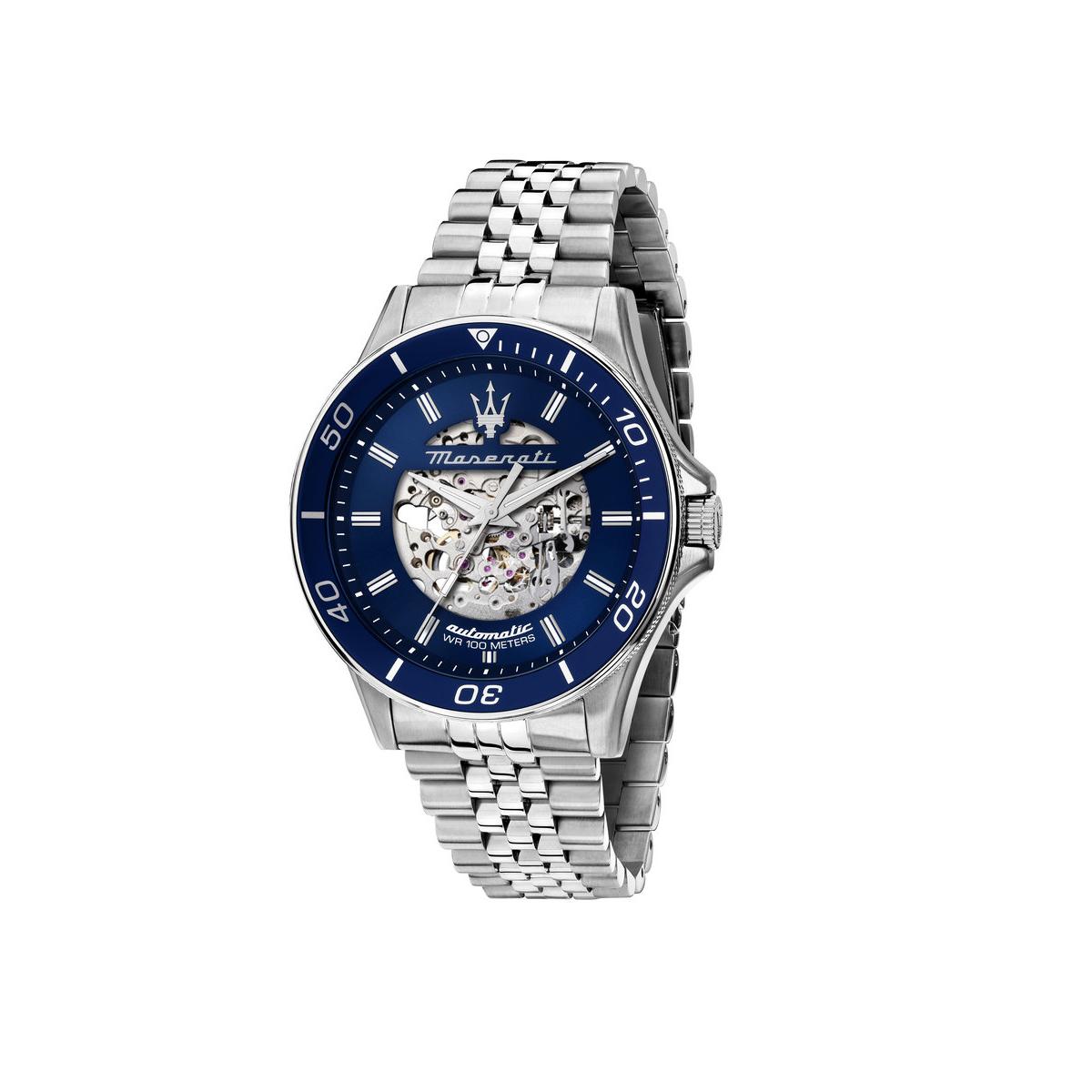 Maserati Reloj Hombre Caja De Acero Pulsera Acero De Color Plata Resistente Al Agua 10 Atm R8823140011