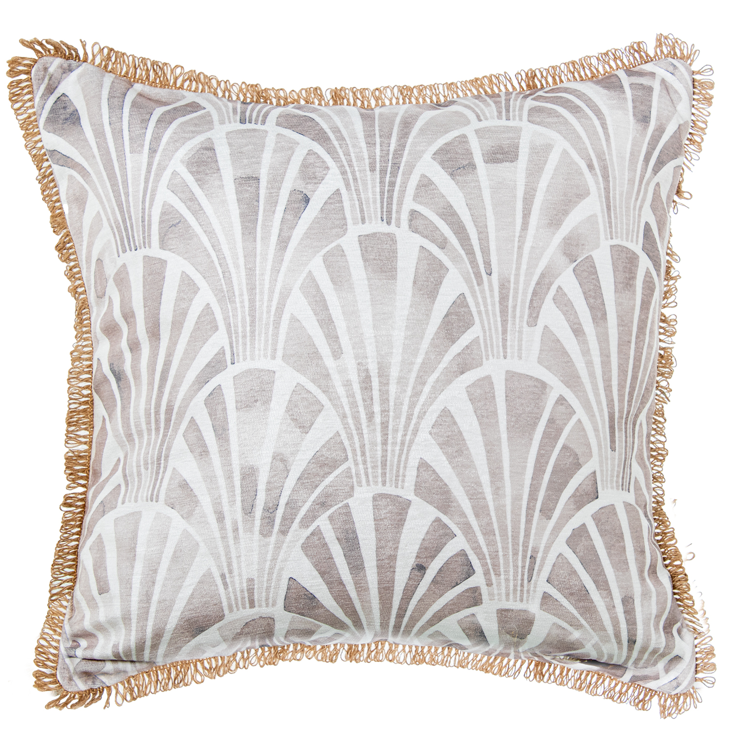 Cojin 45x45cm 100% poliester gris, blanco 45x45cm, con cremallera