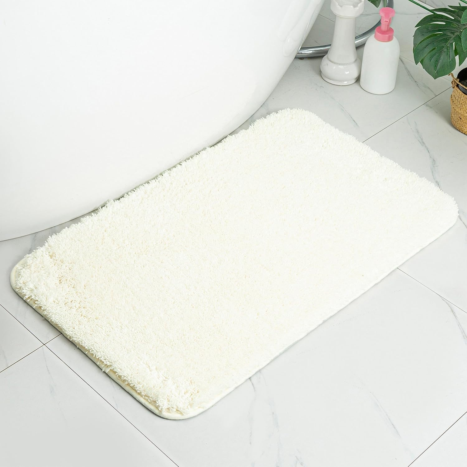 Alfombra de Baño Antideslizante,Alfombra de Pelo,Multifuncional,Alfombra para Baño Cocina Puertas de Entrada Pasillo Dormitorio Salon,Extra Suave, 40x60/50x80/50x120cm