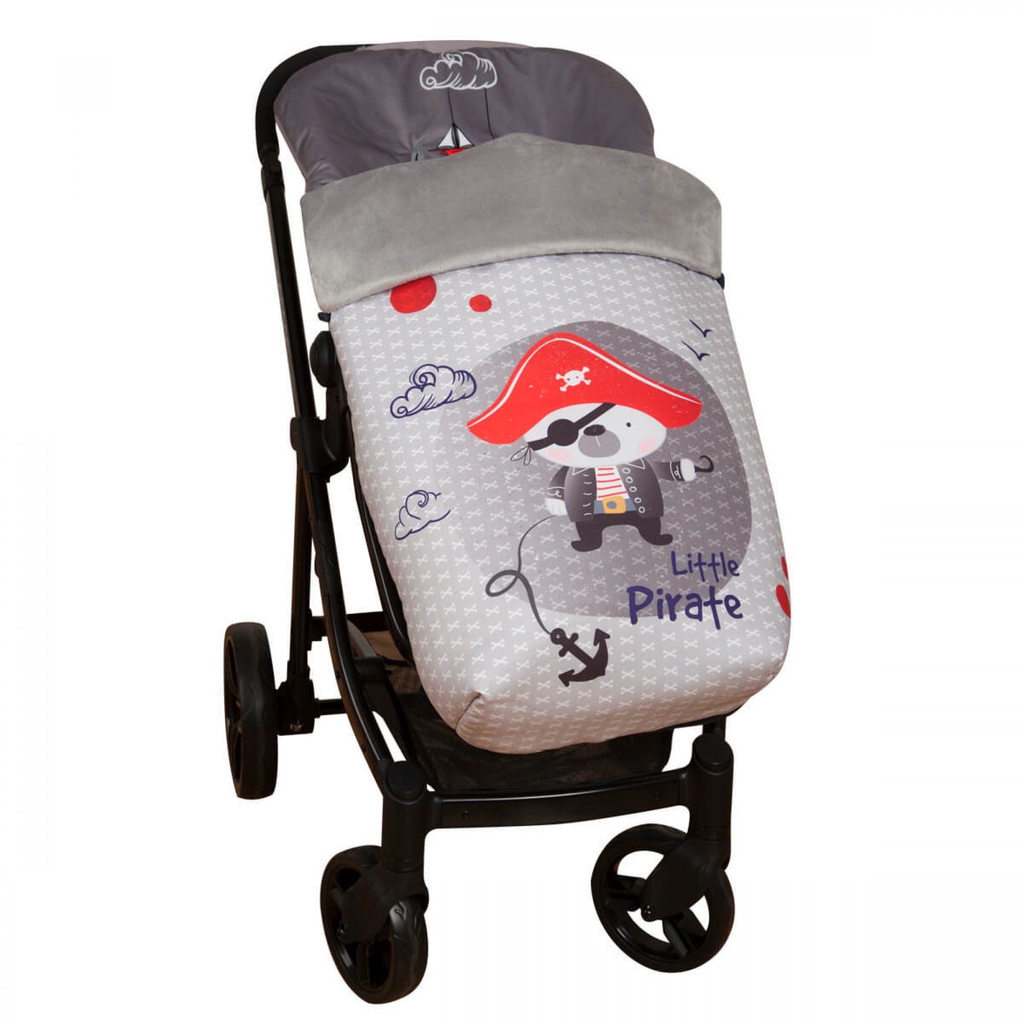 SACO DE SILLA UNIVERSAL BABYLINE. TEJIDO POLAR + CUBRE ARNÉS, DESMONTABLE. TEJIDO TRASERO 3D