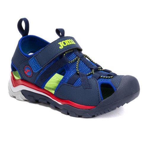 Sandalias deportivas JOMA S.LAKE Jr 2403 con cordones elásticos y cierre de velcro.