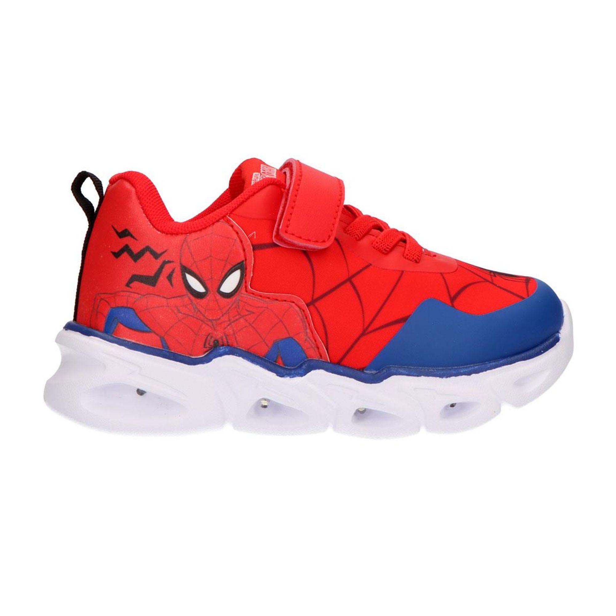 Deportivas Spiderman para Niño - Zapatillas Marvel Disney Suela Ligera EVA, Cómodas, Resistentes y Ajustables con Velcro, Ideales para Colegio, Parque y Uso Diario