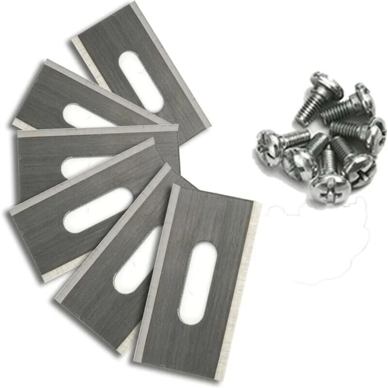 Pack de 30 cuchillas de césped para Husqvarna con hoja de acero inoxidable de doble afilado 36,5*18,5*0,65mm,