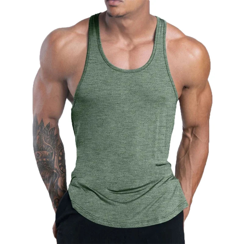 TK Nueva Camiseta De Fitness Para Hombres Verano Entrenamiento Rápido Secado Transpirable Suave Camiseta Deportiva Casual Para Baloncesto