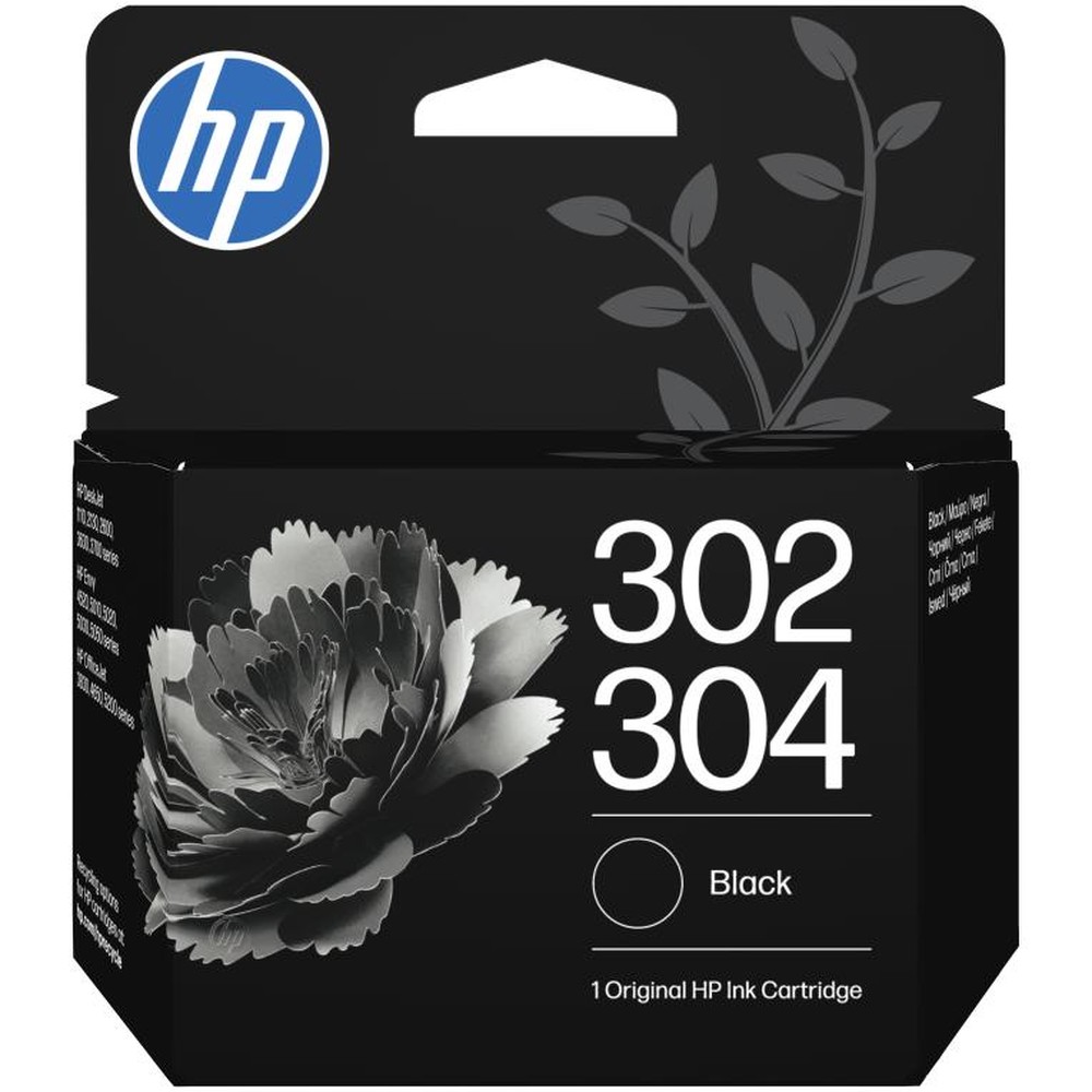 Hp original ink cartridge 302/304 black