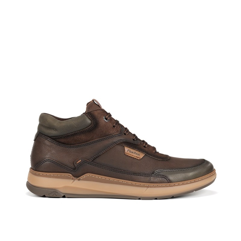 Botines casual hombre FLUCHOS F2280 CAFE BOTIN VEGABUCK CAFE+COM.1 37598 25I