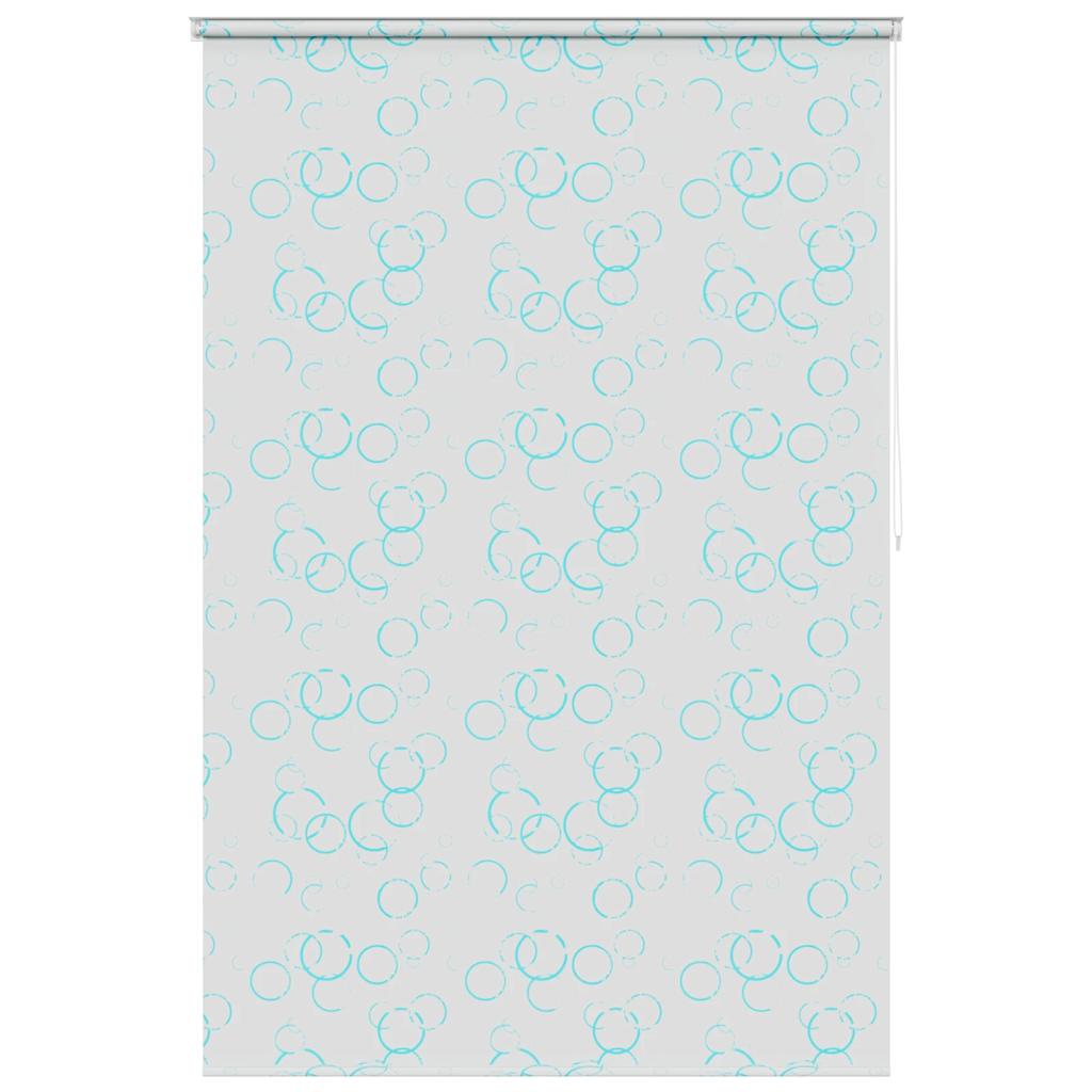 vidaXL Persiana enrollable de ducha burbujas 140x240 cm