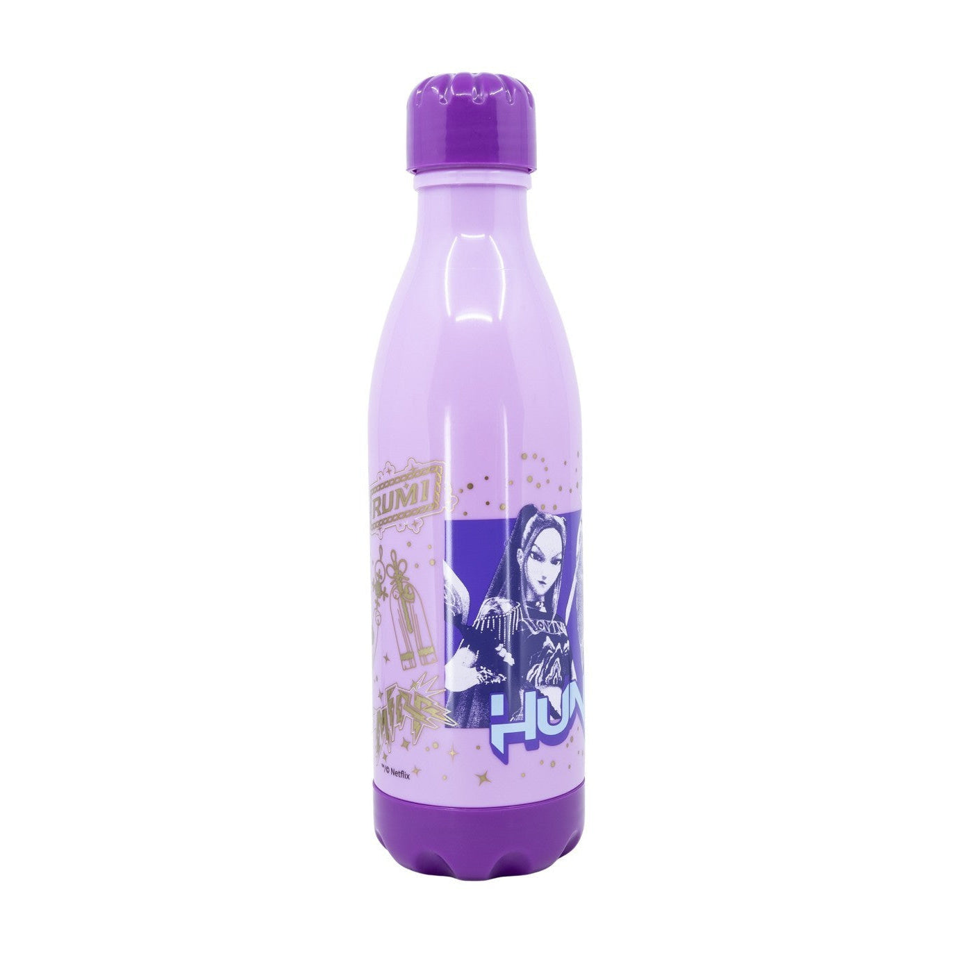 Botella K-pop Demon Hunters- Huntrix lila 660ML - K-POP DEMON HUNTERS