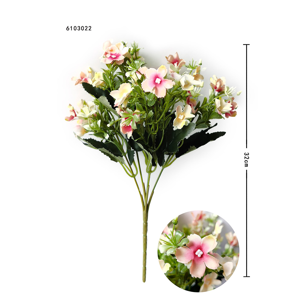 Poenia Arte Floral - Ramo de Flores Artificiales - Decoración Floral Realista - 32cm - 3pcs