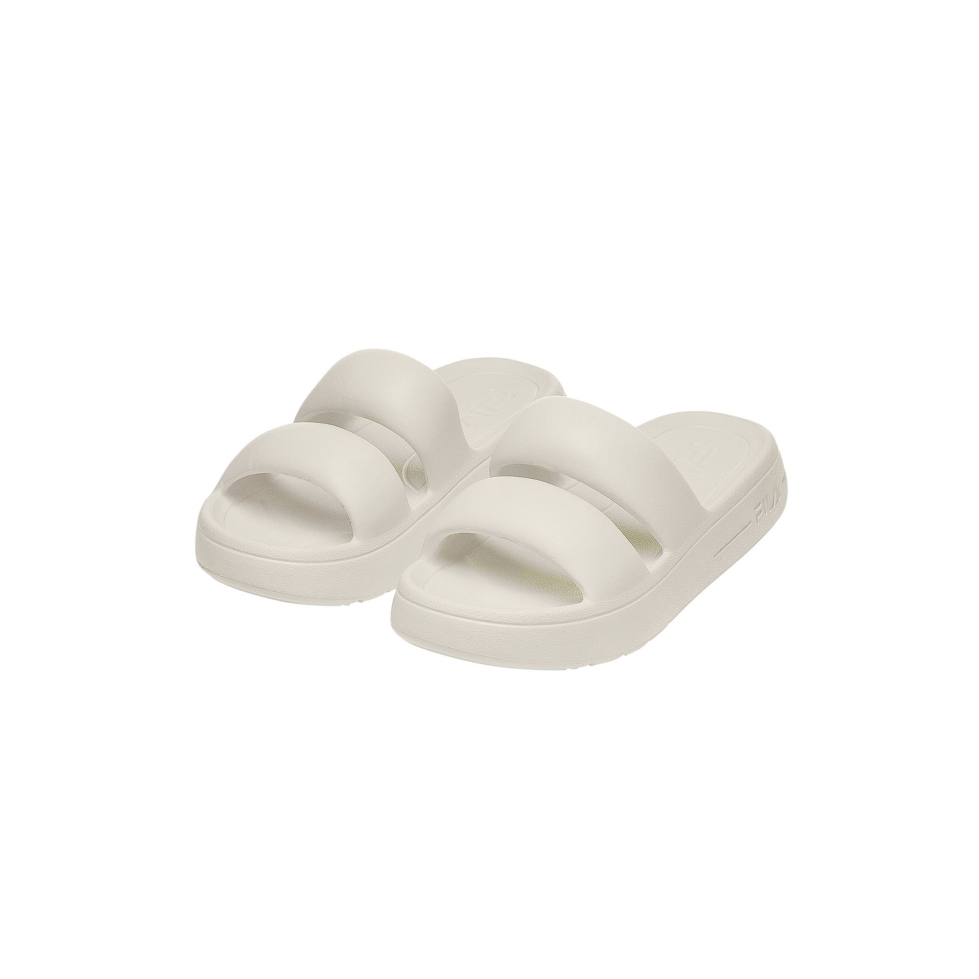 FILA | Chanclas Slide Mujer, Superbubble Slide Wmn, Sintético, Rosa, Beige y Negro, Diseño Maxi Acolchado con Tira Ancha, Plantilla Suave y Cómoda, Ideales para Piscina, Playa y Uso Diario