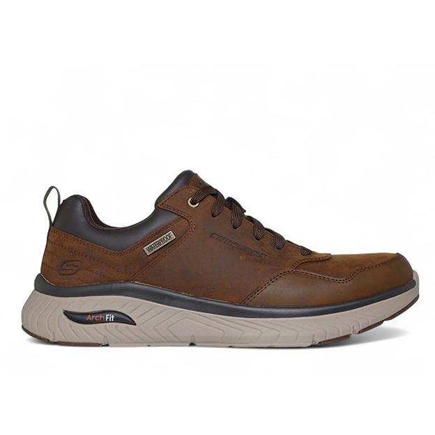 Deportivo Impermeable Arch Fit Hombre Skechers 205347 Marron