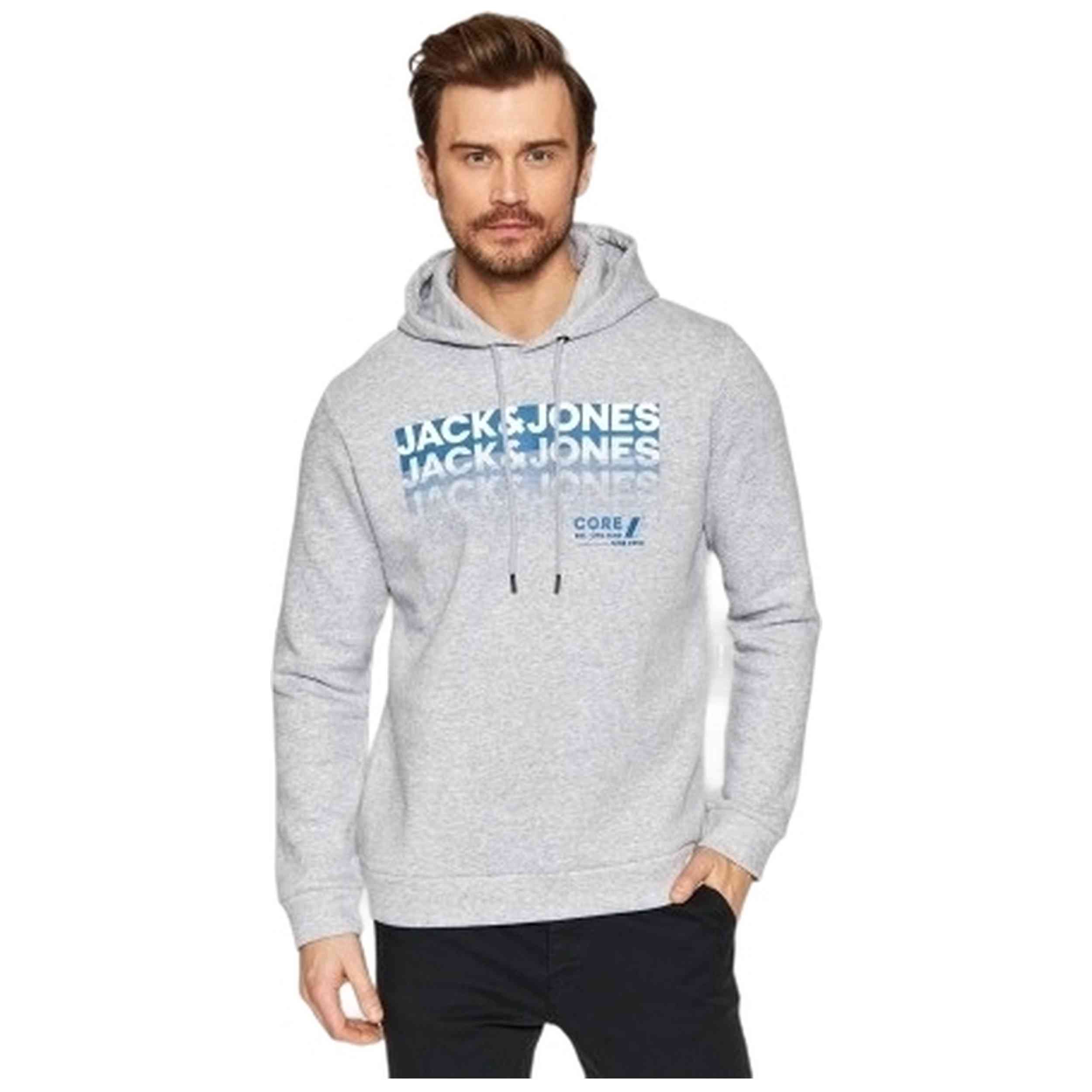 Sudadera Con Capucha Jack & Jones modelo 12209303-GRIS para Hombre en color Gris