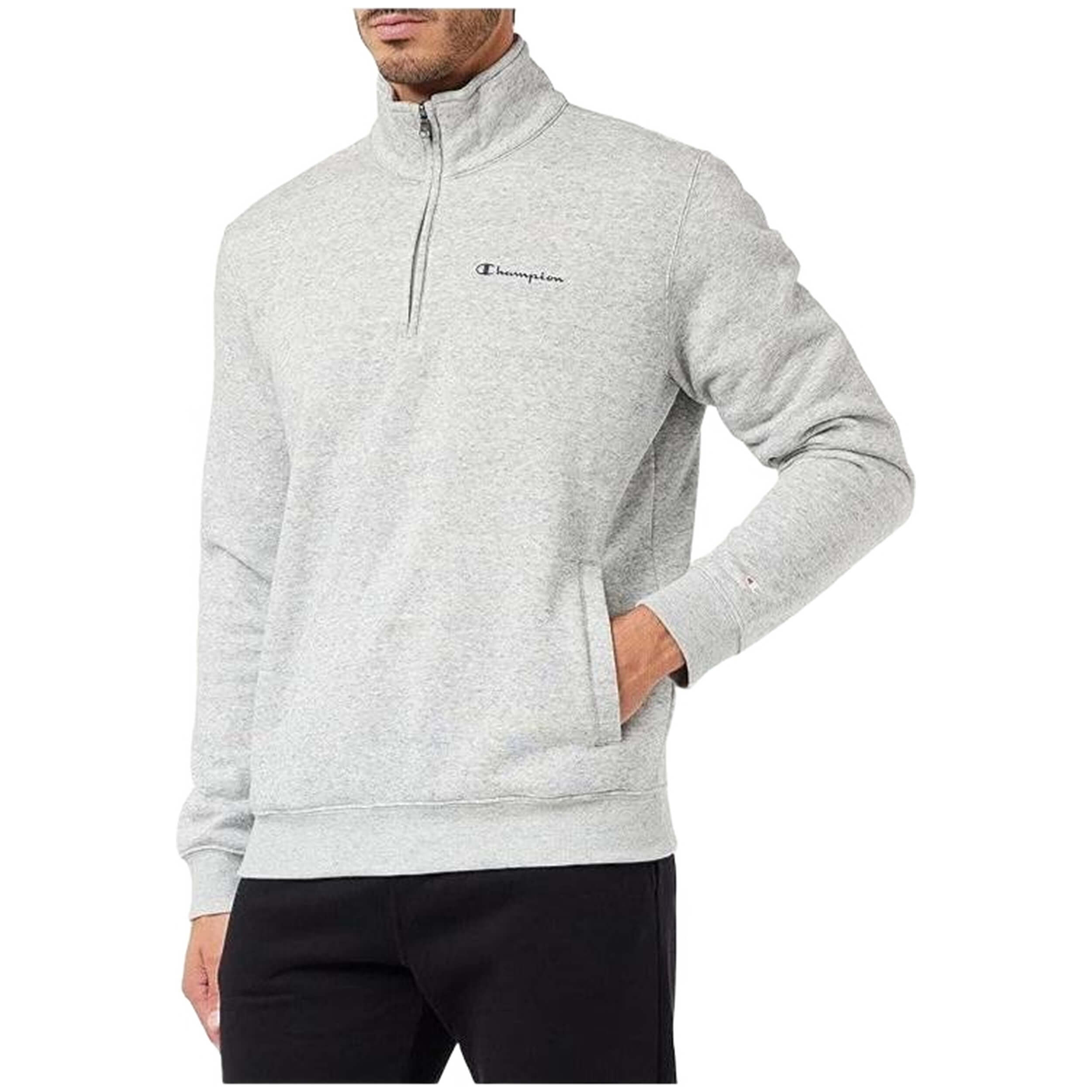 Sudadera Champion modelo Half Zip Sweatshirt en color Gris