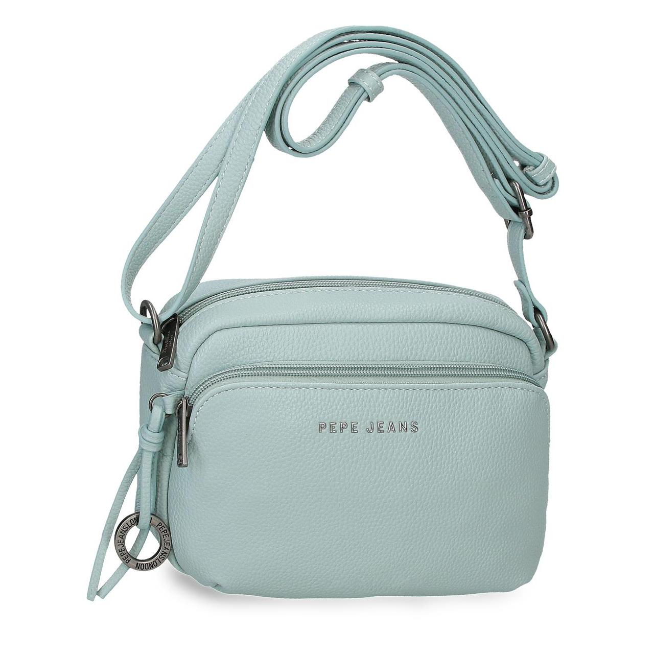 Bolso Bandolera de Mujer Pepe Jeans Colección Paola, Fabricado en PU con Compartimento Amplio y Bolsillo Interior con Cremallera