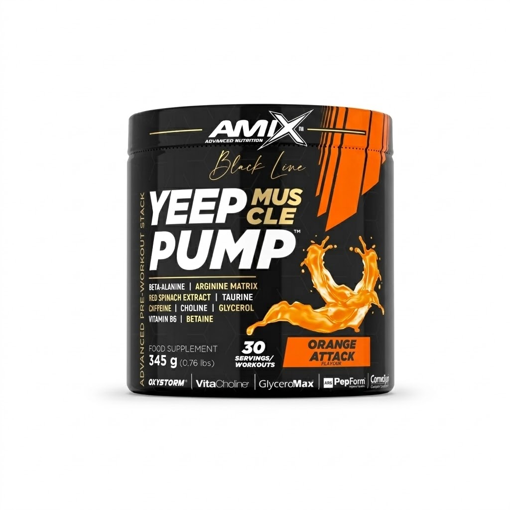 Amix Yeep Pump 345 gramos - Matriz Pre-Entrenamiento de Hiperemia y Neuromodulación - Activación eNOS, Expansión Sarcoplasmática y Tampón Intracelular - Densidad Clínica
