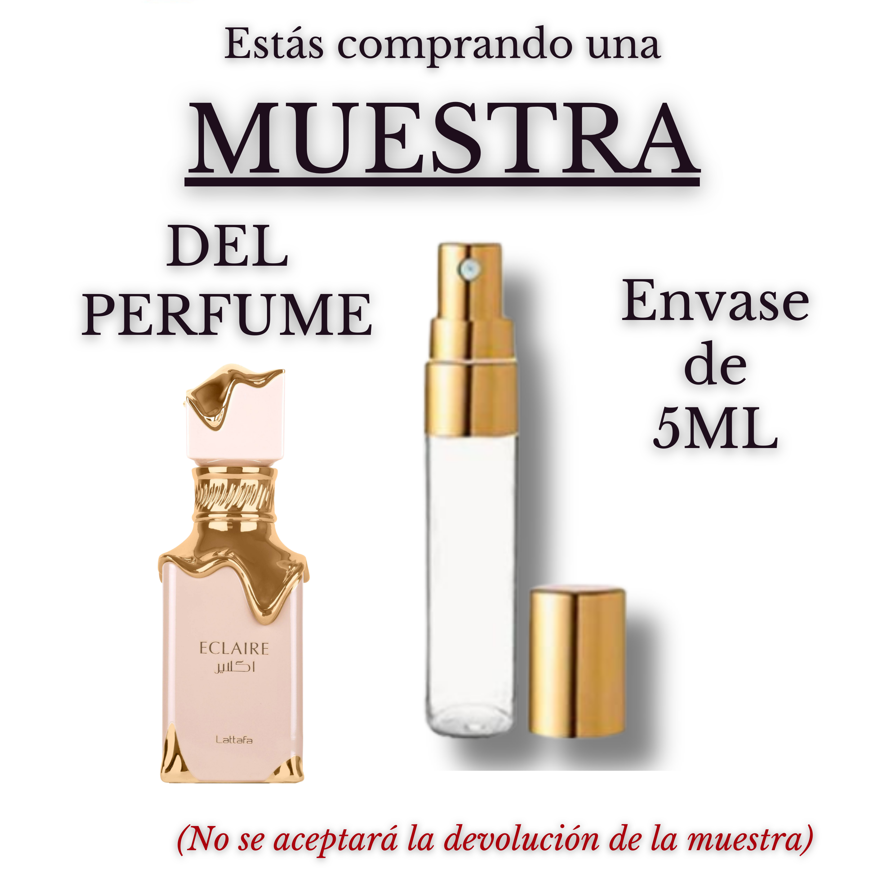 Lattafa Eclaire Eau de Parfum para mujer – dulce, gourmand, elegante y envolvente