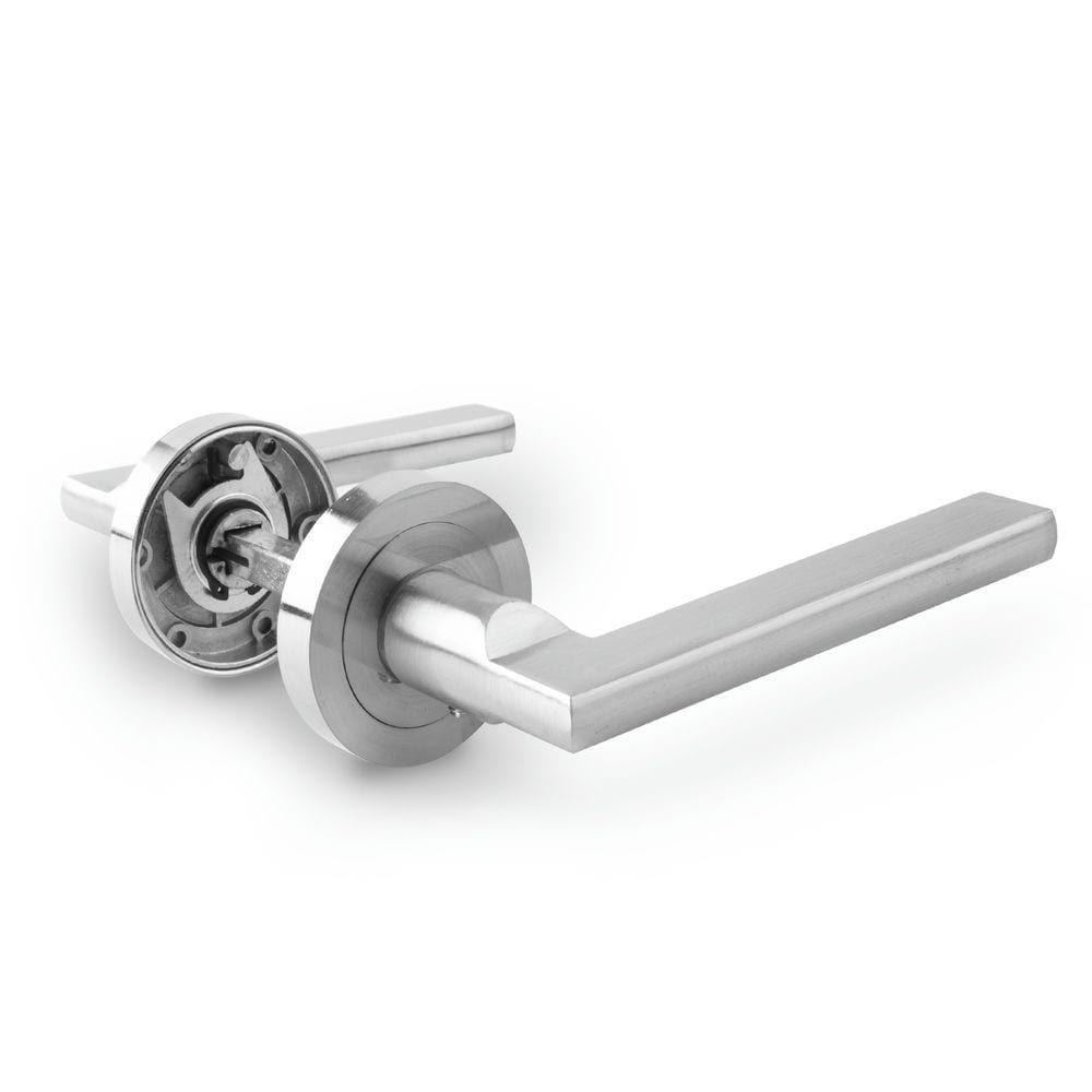 Manilla de Aluminio Recta HANDLOCK con Roseta – Uso interno y externo