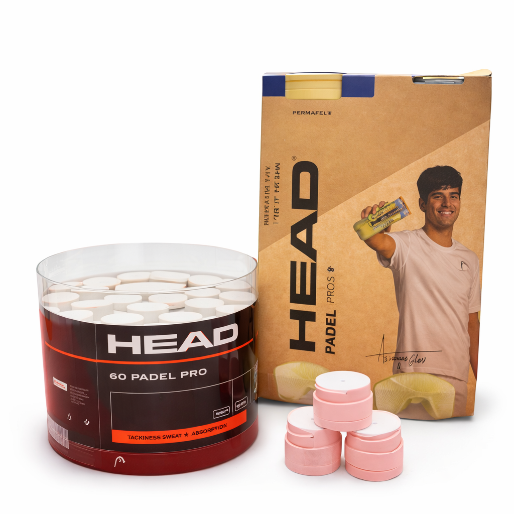 Pack Pádel Head || Bolas Head Pro S+ + Overgrips – Listo para Jugar – Diferentes Packs para Cada Partido y Necesidades