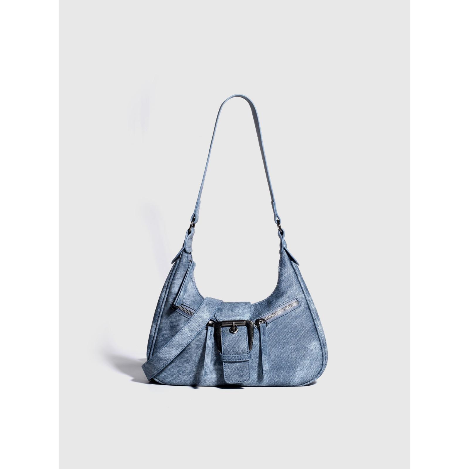 Bolso de hombro pequeño para mujer, estilo vintage, piel vegana, bolso de estilo único
