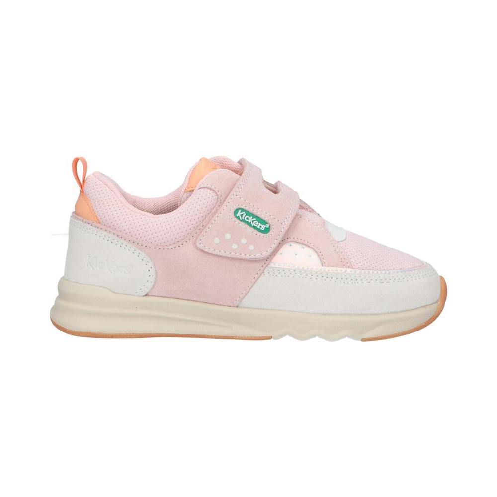 Kickers girl's sneakers 928502 -30 kikustom 133 rose clair beig