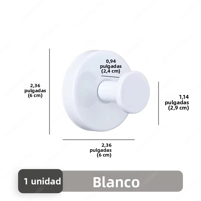 TK Gancho De Acero Inoxidable Para Baño Con Ventosa Succión Fuerte Soporte Para Toalla Y Bata De Baño Montaje En Pared Sin Perforar Reutilizable