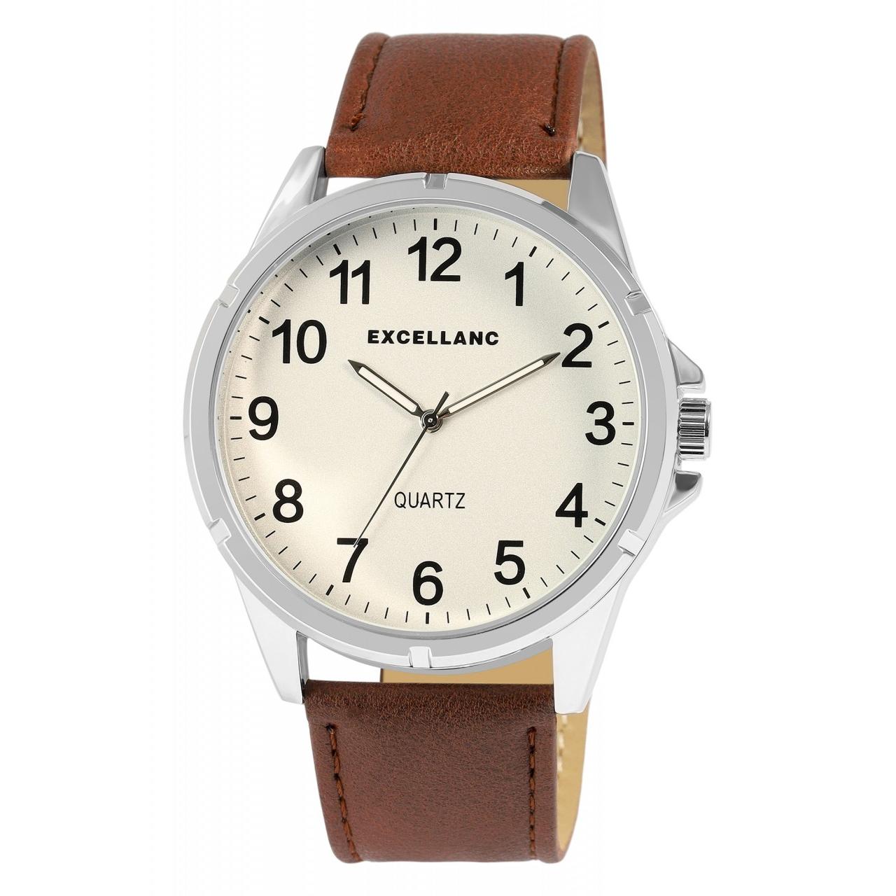Reloj Excellanc® Hombre com Bracelete em Pele Sintética - 0250