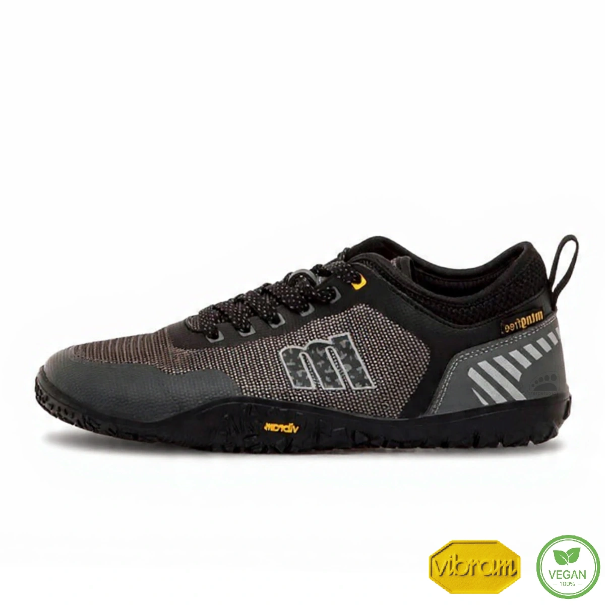Zapato respetuoso barefoot Mustang Free Vibram Negro adulto