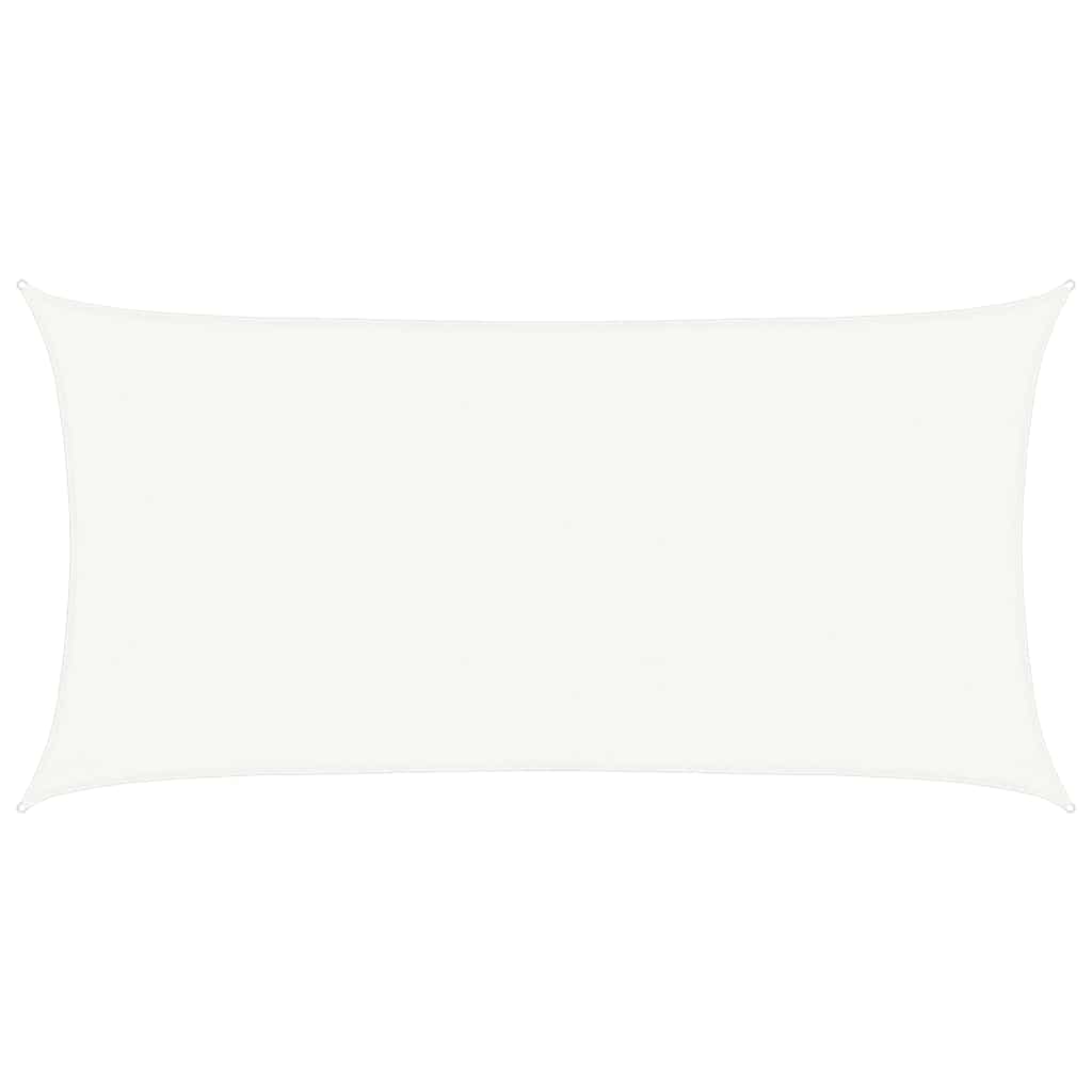 vidaXL Toldo de vela HDPE blanco 160 g/m² 2,5x4,5 m