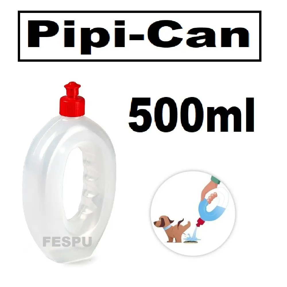 BOTELLAS PIPI-CAN,PLASTICO FORTE,500ML,utilizas para limpiar los pipis de tu perro,tapón push-pull,PLASTIC FORTE,FESPU
