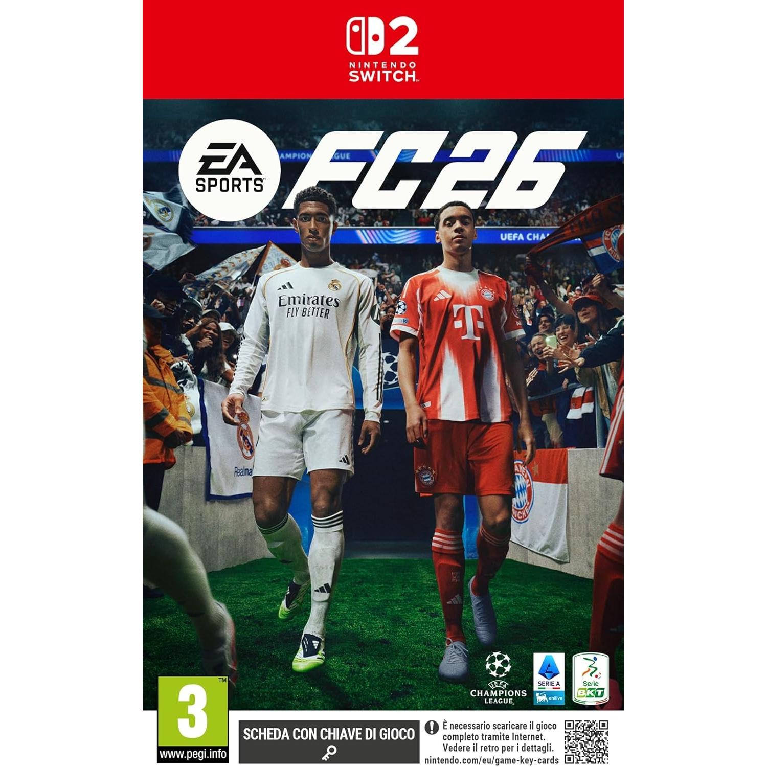 EA Sports FC26 Juego Fisico para consola Nintendo Switch 2
