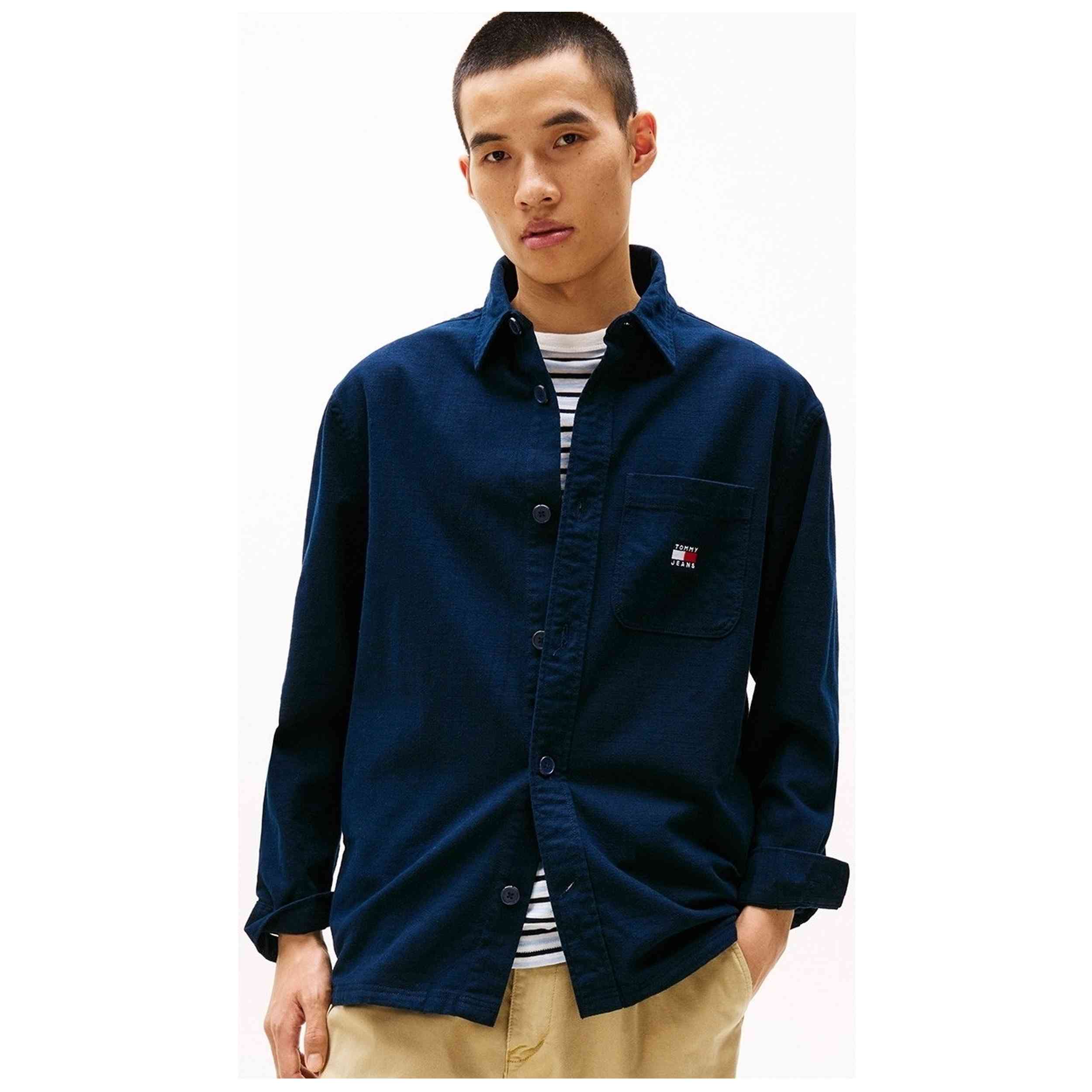 Camisa Tommy Hilfiger modelo DM0DM20874 para Hombre en color Azul