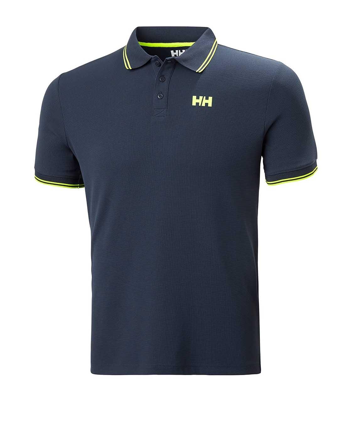 Polo Kos Marino Hombre Estilo Marinero Tactel Secado Rápido