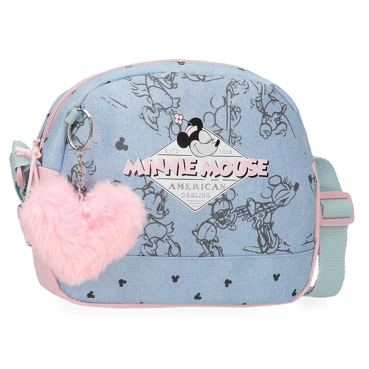 Disney Bolso Bandolera Poliéster American Darling Azul