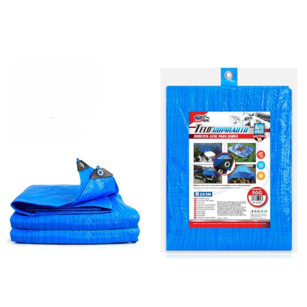 Lona Impermeable con Ojales Metálicos - Multiusos, Protección Universal, Resistente a Climas Extremos, 50g/90g de Grosor