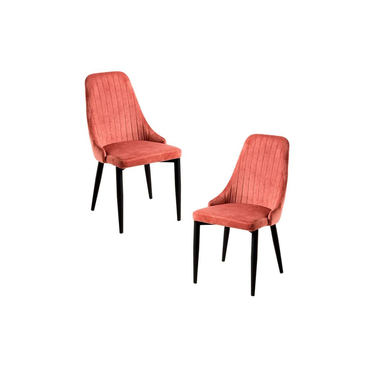 Regalos Miguel - Packs Sillas Comedor - Pack 2 Sillas Kan Terciopelo