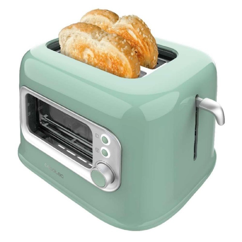 CECOTEC 08040 - Tostadora vertical RetroVision Green