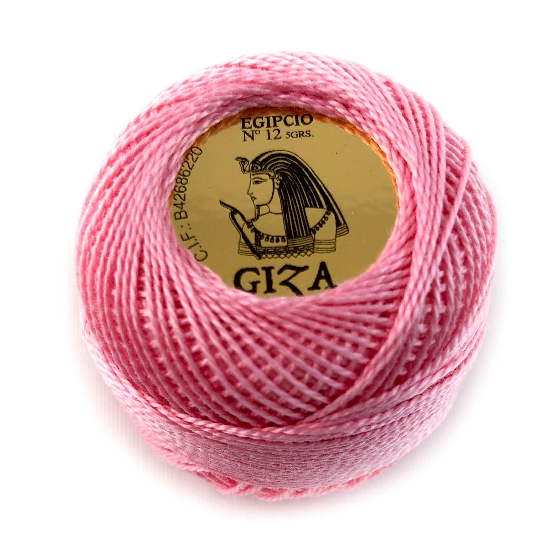 Ovillo de Algodón 100% Giza 5gr Nº12 - Blanco, Crudo y Colores Sólidos