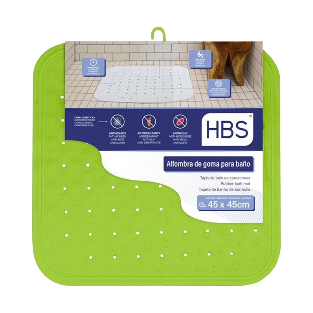 UD - Alfombra de Baño Antideslizante Cuadrada – 45x45 cm | Goma Resistente 450g | Seguridad para Ducha y Bañera
