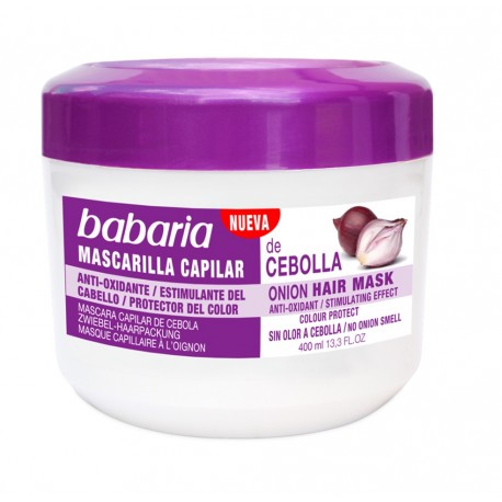 BABARIA MASCARILLA CAPILAR DE CEBOLLA 400 ML