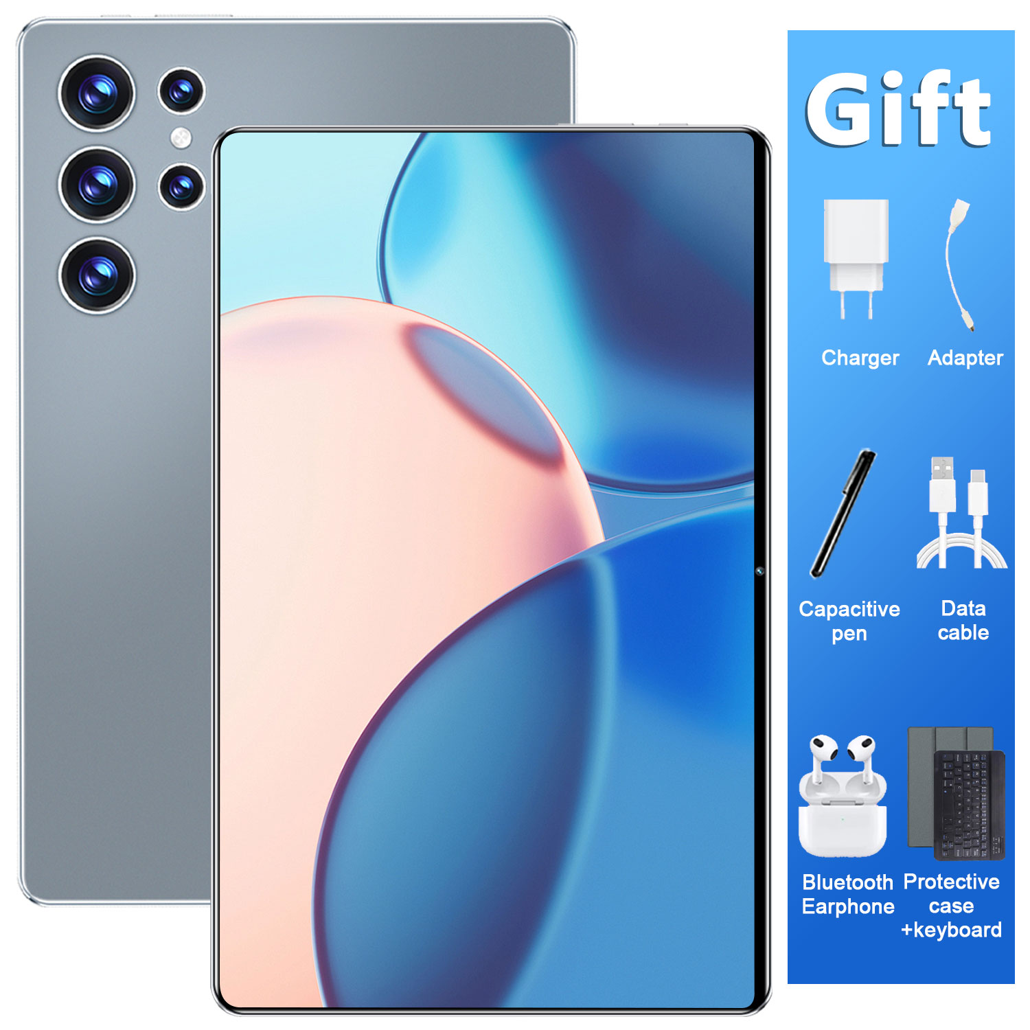 Global Version PAD Android 13 Tablet 10.36 Inch HD 16GB+1TB 12000 mAh 5G Dual SIM Wifi Tables PC