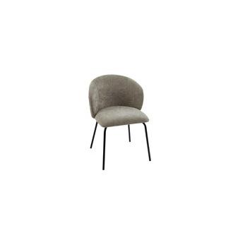 Silla Tapizada Lina Beige 59X56X79, El mejor complemento para tu hogar, Fijalo