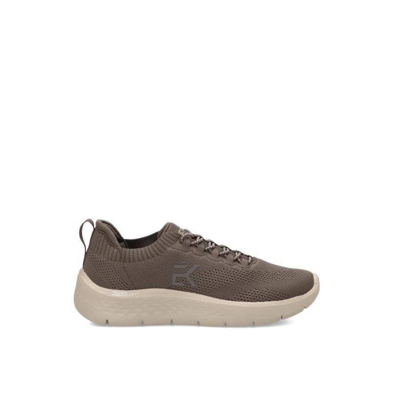 Zapatillas Casual Etika - Hombre - Suela Plana - Modelo 82066 - Color Taupe