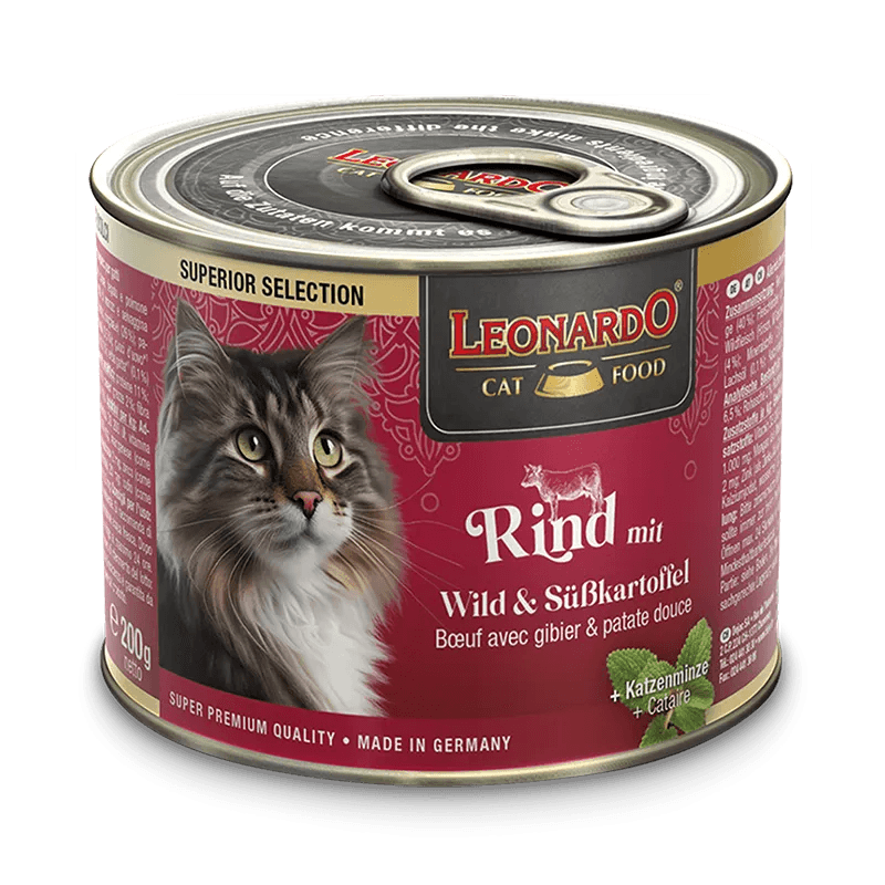 Leonardo Selection Ternera con venado y boniato 6 x 200gr