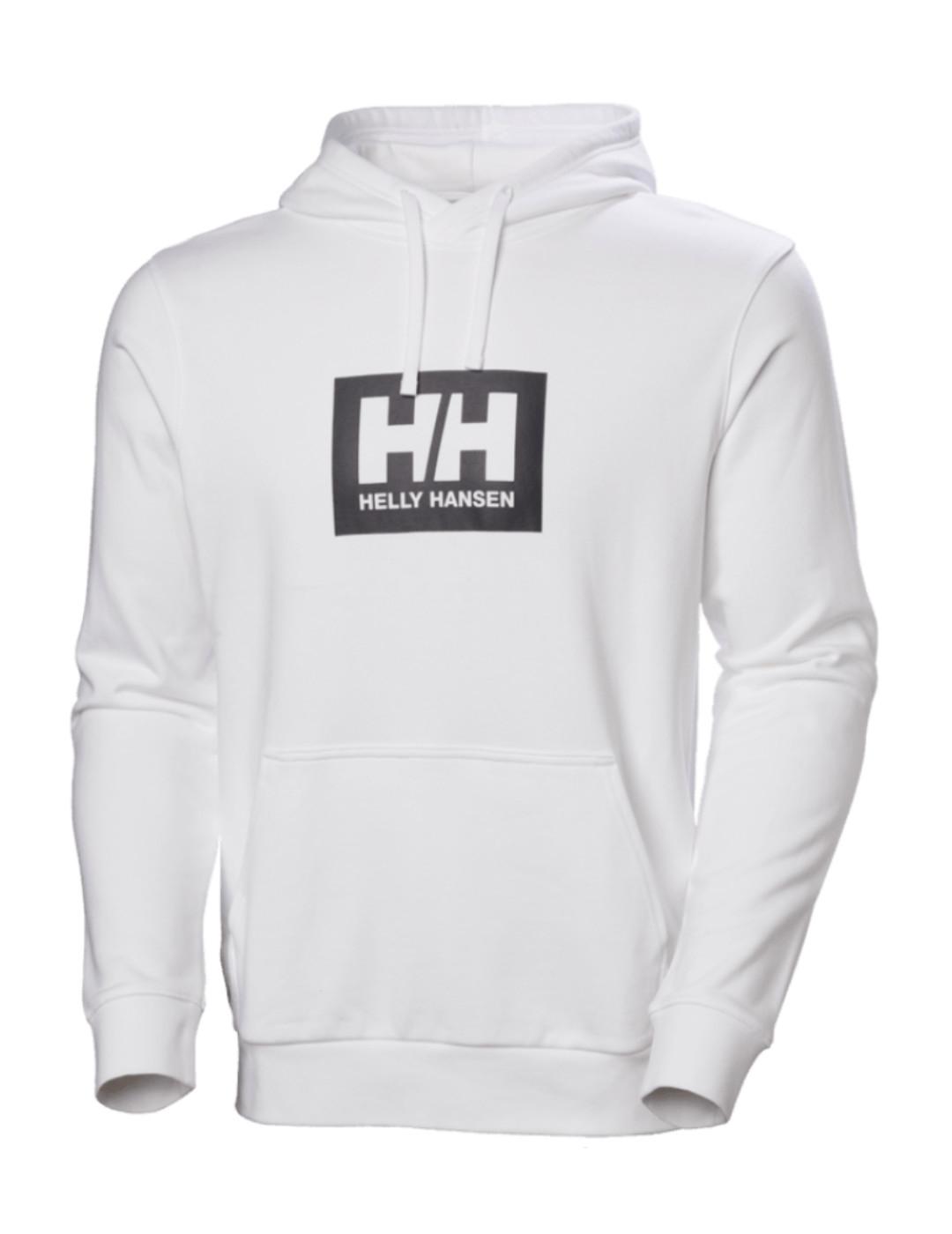 Sudadera Helly Hansen con capucha blanca para hombre