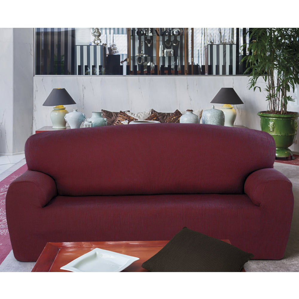 10XDIEZ Funda sofa 3 plazas rustica pocket - Elásticas y resistentes, diseñadas para proteger y renovar tus muebles