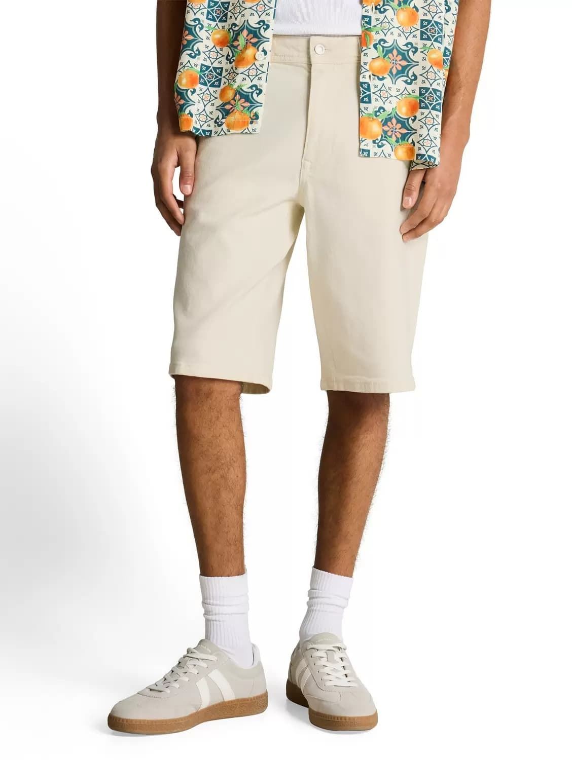 Short TOM TAILOR 1053265 10106 TTWAYLEN RELAXED SHORTS raw offwhite denim